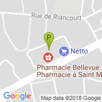 carte de la Pharmacie de Bellevue