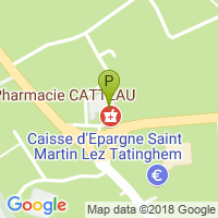 carte de la Pharmacie Mahieu