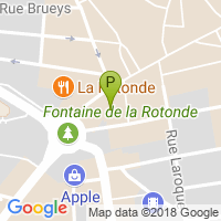 carte de la Pharmacie de la Rotonde