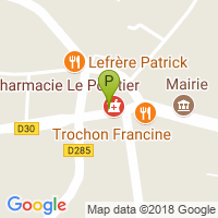 carte de la Pharmacie le Poultier