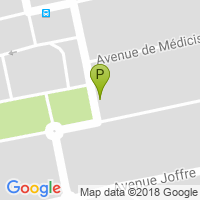 carte de la Pharmacie Centrale du Parc