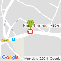 carte de la Pharmacie de Serillan