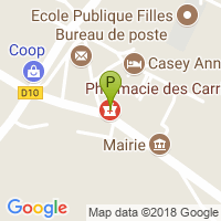 carte de la Pharmacie des Carrieres