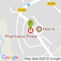 carte de la Pharmacie Prieur