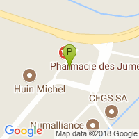 carte de la Pharmacie des Jumeaux