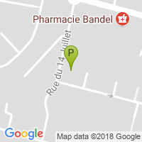 carte de la Pharmacie Bandel Bardonnet