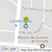 carte de la Pharmacie de Kerlede