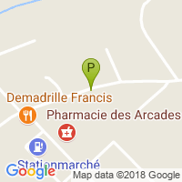 carte de la Pharmacie des Arcades