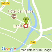 carte de la Pharmacie Larue