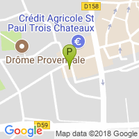 carte de la Pharmacie des Trois Chateauxas