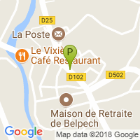 carte de la Pharmacie Pigeat Aumelas