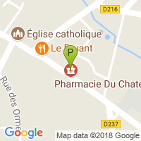 carte de la Pharmacie du Chateau