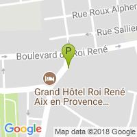 carte de la Pharmacie du Roy Rene