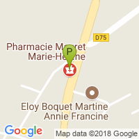 carte de la Pharmacie Mauret