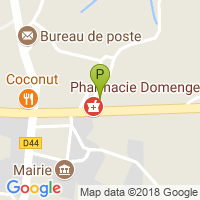 carte de la Pharmacie Domenger