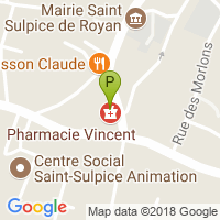 carte de la Pharmacie Vincent