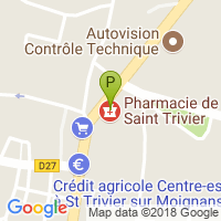 carte de la Pharmacie Guilloton Vachez