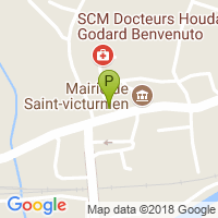 carte de la Pharmacie de Saint Victurnien