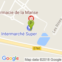 carte de la Pharmacie de la Manse