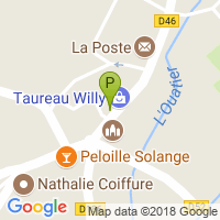 carte de la Pharmacie de Sainte Solange