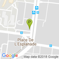 carte de la Pharmacie de l'Esplanade