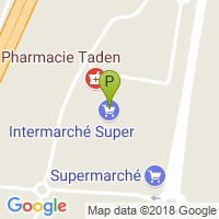 carte de la Pharmacie Taden