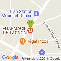 carte de la Pharmacie Pruvost