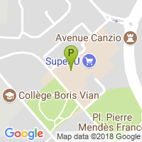 carte de la Pharmacie du Point du Jour