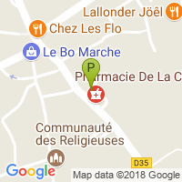 carte de la Pharmacie de la Cote