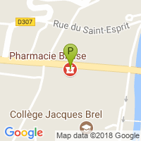 carte de la Pharmacie Braise