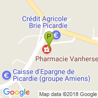 carte de la Pharmacie Vanhersecke