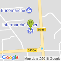 carte de la Pharmacie de Tarbes Bergeret