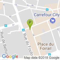 carte de la Pharmacie du Foirail