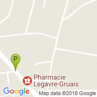 carte de la Pharmacie Legavre -Gruais