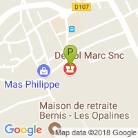 carte de la Pharmacie Delsol