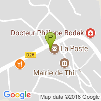 carte de la Pharmacie Casadei Della Chiesa