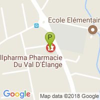 carte de la Pharmacie du Val d'Elange