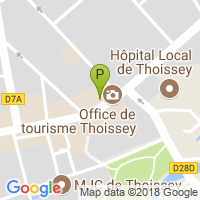 carte de la Pharmacie de Thoissey