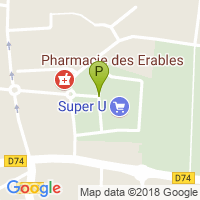 carte de la Pharmacie des Erables