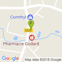 carte de la Pharmacie Godard