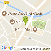 carte de la Pharmacie du Centre