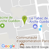 carte de la Pharmacie de l'Arche Guedon