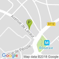 carte de la Pharmacie de la Roseraie