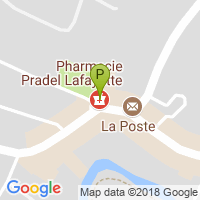 carte de la Pharmacie Pradel