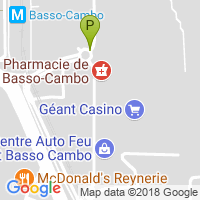 carte de la Pharmacie de Basso Cambo