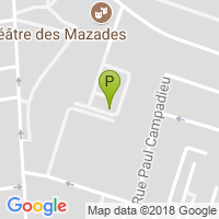 carte de la Pharmacie des Mazades