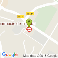 carte de la Pharmacie de Trainou