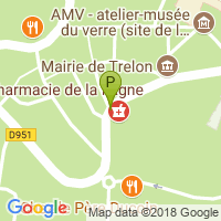 carte de la Pharmacie de la Fagne