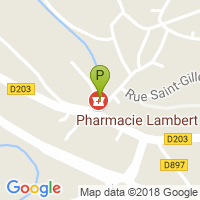 carte de la Pharmacie Lambert
