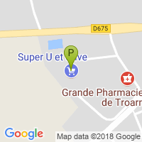 carte de la Grande Pharmacie de Troarn